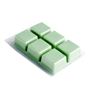 Custom Wax Melt Clamshell Clear Plastic PET Wax Melt Clamshells for Wax Melt Candles Boxes 6 Cavity Blister Candles Boxes