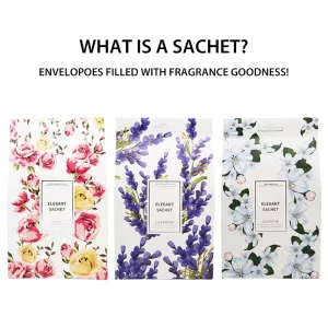 Customizable 20g Fragrance Paper Bag Closet Drawer Aromatherapy Sachet Scented Pouch for Wardrobe Storage