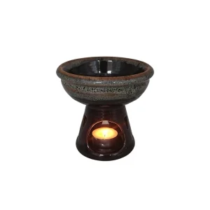 Customizable Ceramic Burner for Aromatic Fragrance Oil Candle Wax Melt Warmer
