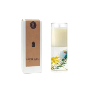 Customizable Dried Flower Scented Soy Wax Candle Home Decor Holiday Gift