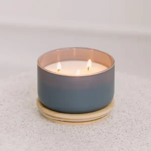 Customizable High Quality Natural Fragrance Aromatherapy Decorative Soy Wax 3 Wick Ceramic Jar Lid Scented Candles for Diwali