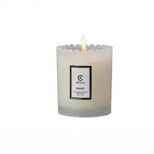 Customizable Highly Scented Soy Wax Candle Handmade Art Candle Elegant Lace Glass Jar Easter Diwali Home Fragrance 40 60