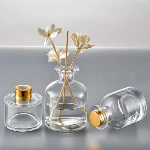 Customizable Label Aroma Reed Diffuser Bottle with Flowers