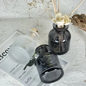Customizable Reed Diffuser Bottle 100ml 120ml 200ml Glass Reed Diffuser Bottle with Box