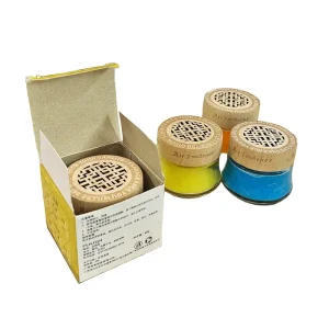 Customizable Solid Fragrance Car Perfume Gel Air Freshener for Dashboard Portable Natural Evaporation