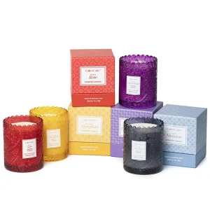 Customized 100% Natural Pure Soy Wax Candle in Glass Jar Wax Melt Scented Candle