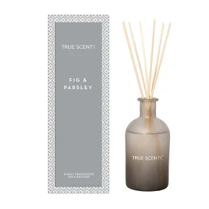 Customized 200ml or 220ml Frosted Reed Diffuser Gift Set with Rattan Sticks