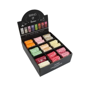 Customized Colorful Beeswax Scented Candle Wax Melts Aroma Cubes for Holiday Home Decoration