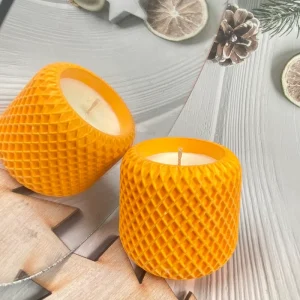 Customized Cup Scented Candle with Natural Soy Wax, Customizable Color, Size, Fragrance, and Packaging Box