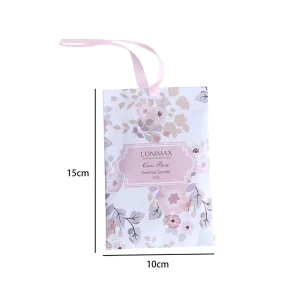 Customized Eco Friendly Solid Clothing Box with Christmas Fragrance 10PK Sachet Bags for Home Air Freshener