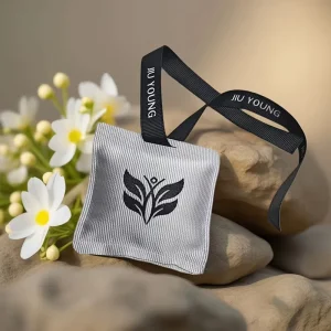 Customized Hanging Lavender Satin Fragrance Aroma Scented Sachet Bag For Drawer And Closet