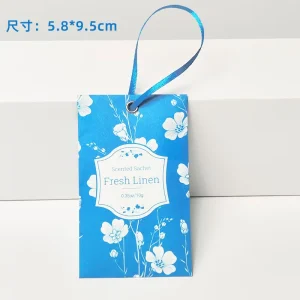 Customized Lavender Hanging Scented Sachet Bags for Home Fragrance Wardrobe Aroma Vermiculite Sachets