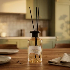 Customized Logo Eco Friendly Reed Diffuser 200ml Home Hotel Aroma Fragrance Fireless Alcohol Free Long Lasting Liquid Sticks