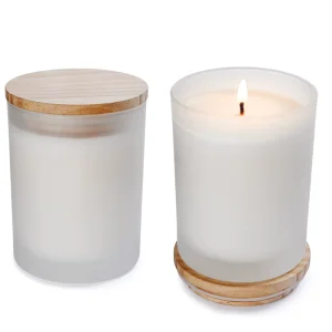 Customized Logo Soy Wax Candle Large Glass Jar Organic Soya Scented for Ramadan Father’s Day Easter Holidays Personalized
