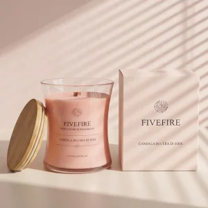Customized Luxury Soy Wax Handmade Aromatherapy With Wooden Lid Scented Candles OEM Bulk Fragrance Candle Home Hotel Spa
