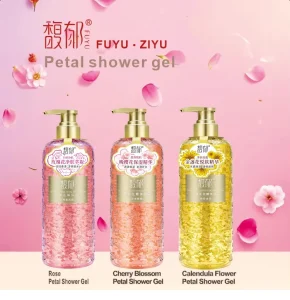 Customized Natural Floral and Fruity Fragrance Antioxidant Brightening Skin Shower Gel Suitable for All Skin Types