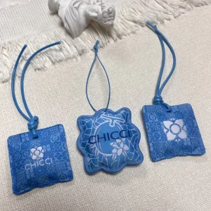 Customized New Design Hanging Lavender Satin Fragrance Aroma Scented Sachet Bag
