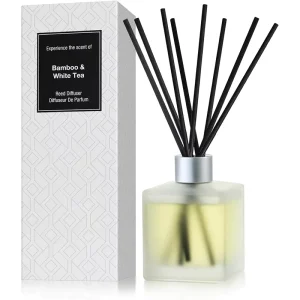 Customized Private Label Decorative Home Fragrance Frosted Square Reed Diffuser 50ml 100ml 120ml 150ml