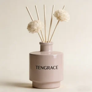 Customized Reed Diffuser Gift Set with Glass Bottle and Packaging Box