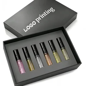 Customized Sample Luxury Perfume Empty Packaging Box Logo Printed Set Cardboard Cosmetic Skin Care Gift Box
