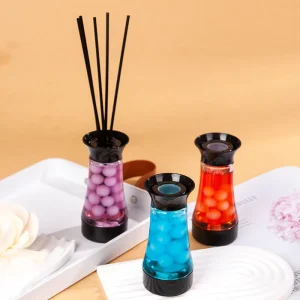 Customized Smokeless Glass Bottle Scented Reed Diffuser Home Fragrance