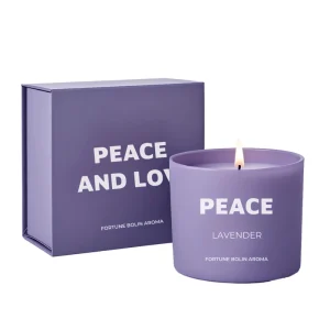 Customized Soy Wax Scented Candle Cozy Home Atmosphere Scented Candle Romantic Lavender