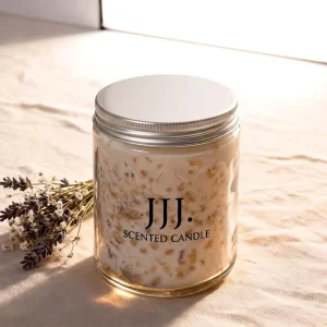 Customized Soy Wax Scented Candle Personalized Birthday Gift Long Lasting Burn for Bedroom Relaxation Spa Ambiance Art