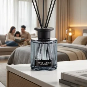 Customized Top Percentage Export French 15% Fragrance Room Fresh Odor Charming Mind Calming Relaxation Reed Diffuser Liquid