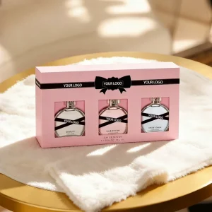 Customized Vegan Women Perfume Gift Set Private Label Luxury Long Lasting Scent Box Set Natural Eau De Toilette