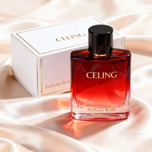 Customized Women’s High grade Perfume Bottle with Lid Customized Logo box Luxury Empty Irregular Perfume Bottle 50ml 100ml