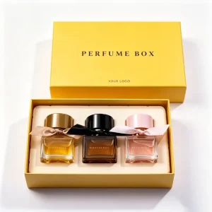 Customized logo 2 Piece Cardboard Paper Box Eco Friendly Perfume Bottle Packaging Box Face Cream Cosmetics Gift Box