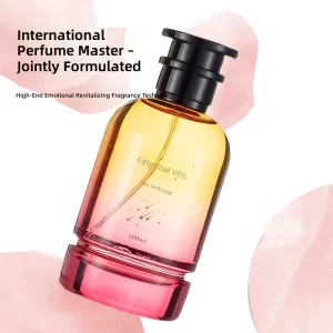 Customized luxury label 100ML Luxury Eau De Parfum Liquid with Rose Vanilla Bergamot & Freesia Fragrance Long-Lasting Scent