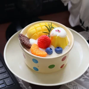 Cute Ramen & Cheese Shaped Soy Wax Scented Candles Novelty Food Design for Home Decor & Gift Giving Bestseller Ins Style