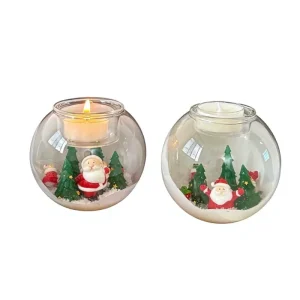 Cute Santa Claus Christmas Romantic Indoor Aromatherapy Soybean Blended Wax Candle Instagram Style Creative Practical Gift Home
