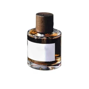 Cylinder Glass Fragrance Perfume Spray Bottle with Heavy Base and Wooden Lid Empty 30ml 50ml 100ml