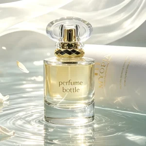 Cylinder Shaped Empty Glass Cologne Bottles 30ml 50ml 100ml Luxury Custom Cologne Perfume Bottle with Cap