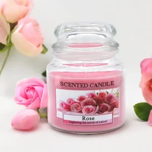 D12T Most Popular Luxury High Quality Aroma Scented Glass Candle Yankee Style Smokeless Candle