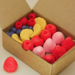 DIY Fruit Scented Wax Strawberry Meltable Dessert Wax Melts for Birthday Christmas Gift Candles Making Kit