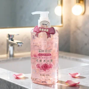 DZ RTS Perfumed Chemical Floral Moisturizing Whitening Body Wash Rose Jasmine Cherry Blossom Fragrance Shower Gel for Women