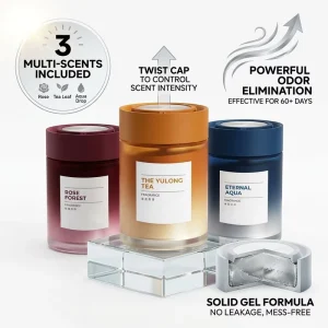 Dashboard Car Perfume Gel Non-Toxic Eco-Friendly Air Purifier Freshener Custom Logo Solid Odor Eliminator Diffuser