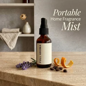 Delicate Natural Floral Aroma 60ml Gardenia Fragrance Home Deodorant Luxury Room Spray for Beauty Salon Tea House Decorative