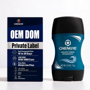 Deodorant Stick for Private Label and OEM Custom Manufacturing with Mint Lavender Scent Solid and Flexible Packaging Options