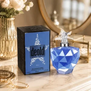 Deold Star Bottle Women Eau De Parfum 100Ml Multi Faceted Crystal Cut Pentagram Cap Five Color Themed