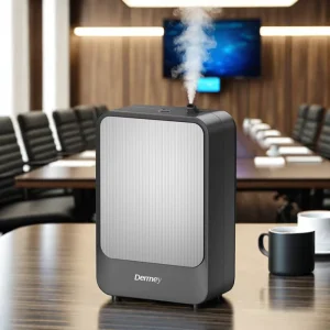 Dermey 400ml Battery Operated Aroma Diffuser Home Fragrant Waterless Essential Oil Scent Machine