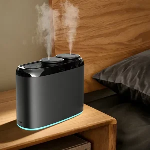 Difusor De Aromas Con Luz LED 100ml 3 Color LED Waterless Aroma Diffuser Scent Nebulizer Night Light Kids Bedroom