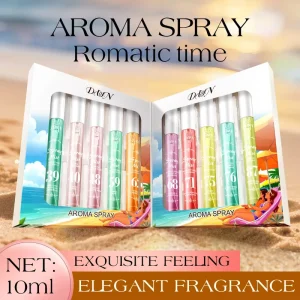 Digital Perfume Book Set Alcohol Free 10ml Long-Lasting Fragrance Spray Unisex Cologne Gift Set for Retail