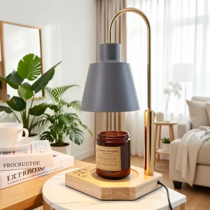 Dimming Aromatherapy Adjustable Brightness for Bedroom Bedhead Home Decor Candle Warmer Lamp Retro Melting Wax Lamp LED