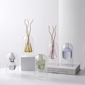 Double-Layer Glass Essential Oil Reed Diffuser Bottle