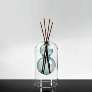 Double Wall Glass Gourd Diffuser Bottle for Essential Oil Reed Aromatherapy Home Decor Nordic Style Living Room Bedroom