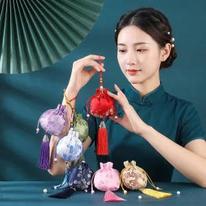 Dragon Boat Festival Gift Bag Mugwort Pack Factory Price Retro Aromatherapy Portable Bag